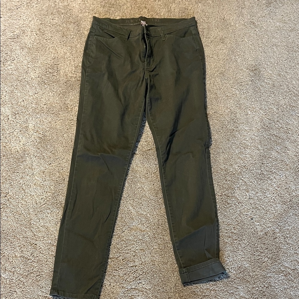 Juicy Couture Women's Olive Chinos